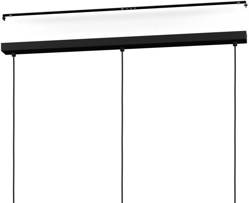 EGLO Hanglamp Bolivia Hanglamp in zwart van staal excl. E27 40W (1 stuk)