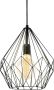 EGLO Hanglamp CARLTON Vintage hanglamp retro hanglamp kleur: zwart fitting: E27 - Thumbnail 2