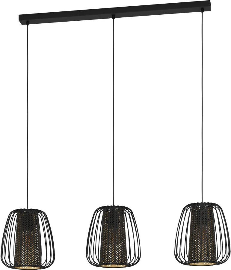 EGLO Â CurasaoÂ HanglampÂ -Â E27Â -Â 99 5Â cmÂ -Â Zwart Goud Leen Bakker