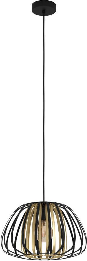 EGLO Hanglamp ENCINITOS Hanglamp in zwart en goudkleur van staal excl. E27 40W (1 stuk) - Foto 2