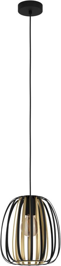EGLO Hanglamp ENCINITOS Hanglamp in zwart en goudkleur van staal excl. E27 40W (1 stuk) - Foto 4