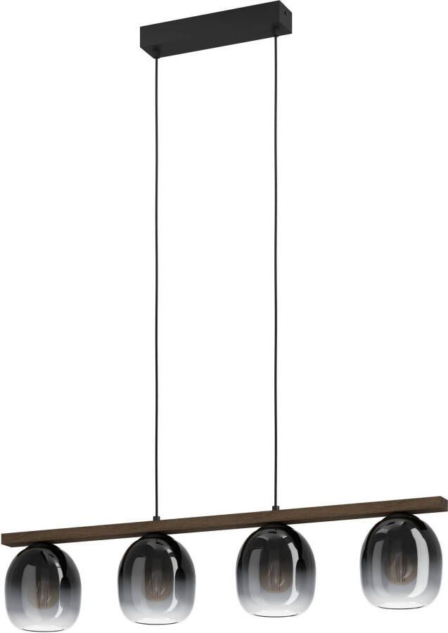 EGLO Â FilagoÂ HanglampÂ -Â E27Â -Â 88Â cmÂ -Â Zwart Bruin Leen Bakker
