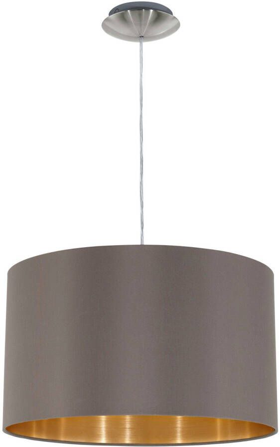 EGLO  Maserlo - Hanglamp - 1 Lichts - Ø38cm - Nikkel-Mat - Goud