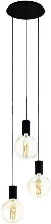 EGLO Hanglamp POZUETA Hanglamp staal E27 eettafellamp hanglamp lamp (1 stuk) - Foto 3