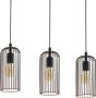EGLO hanglamp Roccamena 3-lichts zwart koperkleurig Leen Bakker - Thumbnail 1