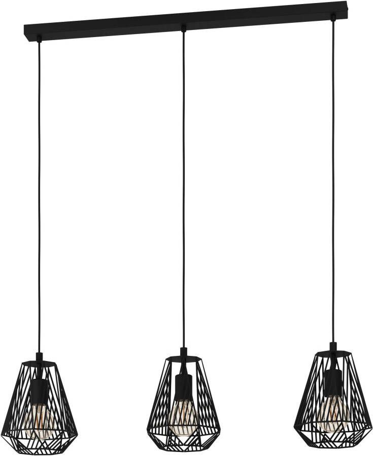 EGLO Hanglamp STYPE Hanglamp in zwart van staal excl. E27 40W (1 stuk)