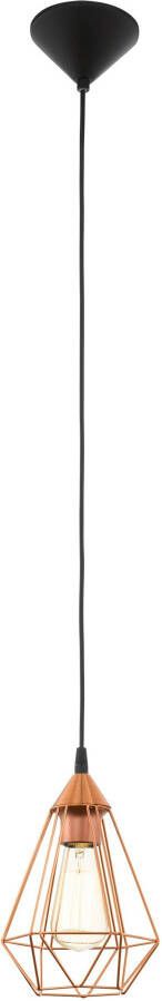 EGLO Hanglamp TARBES hanglamp pendellamp vintage retro staal koper E27