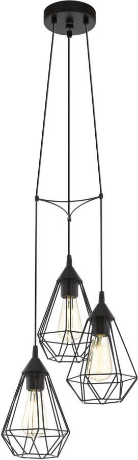 EGLO Hanglamp TARBES Vintage hanglamp eetkamer retro industrieel design E27 Ø 31 cm (1 stuk) - Foto 3