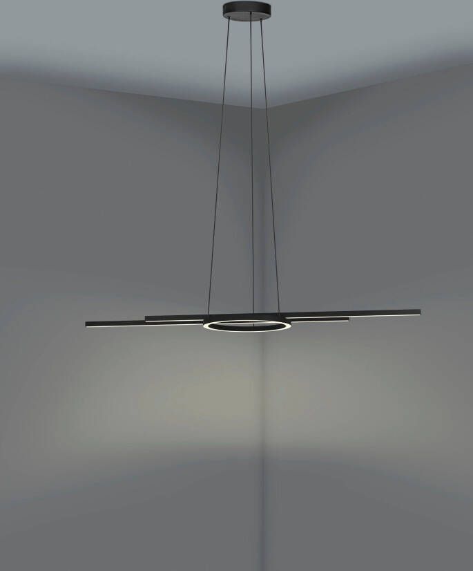 EGLO Connect .z Zillerio-Z Smart Hanglamp 116 cm Zwart Wit Instelbaar wit licht Dimbaar Zigbee - Foto 2