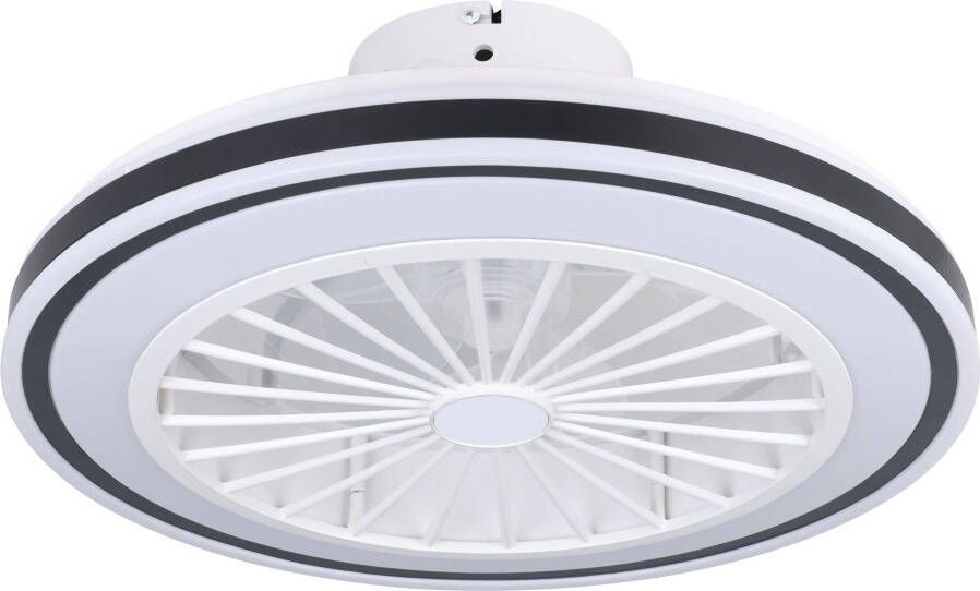 EGLO Almeria Plafondlamp met ventilator AC LED-CCT Wit Zwart