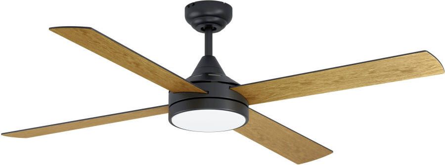 EGLO Led-plafondlamp TRINIDAD plafondventilator Plafondlamp ventilator verwisselbare bladen afstandsbediening dimbaar Ø 122 cm (1 stuk)