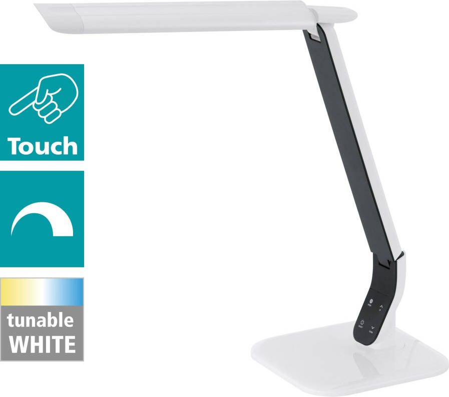EGLO Tafellamp SELLANO Tafellamp kunststof en staal IP20 bureaulamp - Foto 4