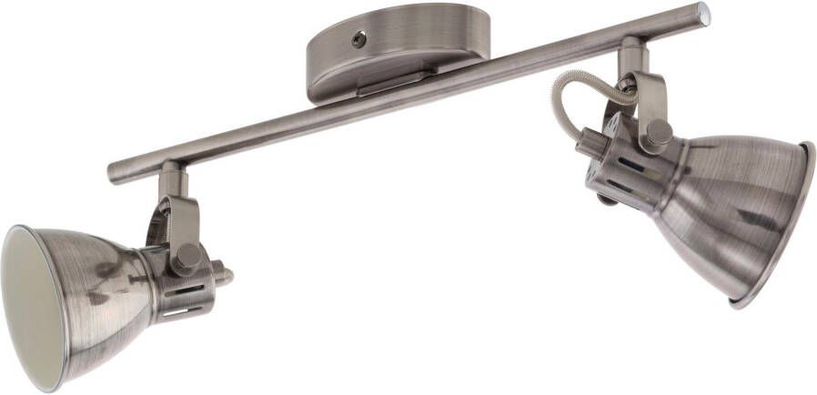 EGLO Plafondspot SERAS Spot L37 x B6 5 cm 2X2 8W incl. (1 stuk)
