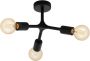 EGLO Bocadella 1 Plafondlamp E27 Ø 34 5 cm Zwart - Thumbnail 1