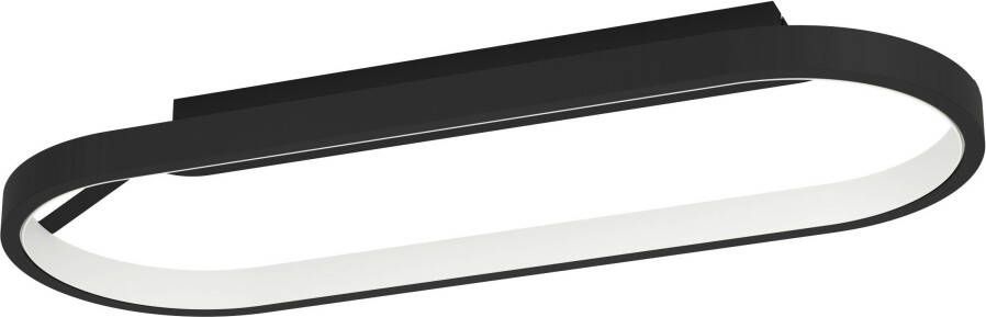 EGLO Plafondlamp CODRIALES Plafondlamp in zwart van alu 27W warmwit (1 stuk)