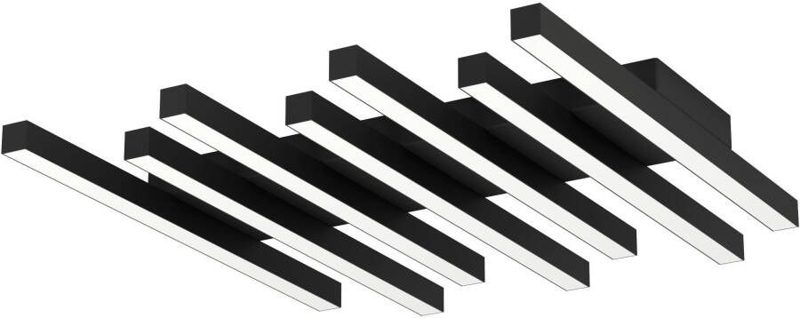 EGLO Plafondlamp PADULARI Plafondlamp aluminium staal en kunststof eetkamerlamp lamp (1 stuk)