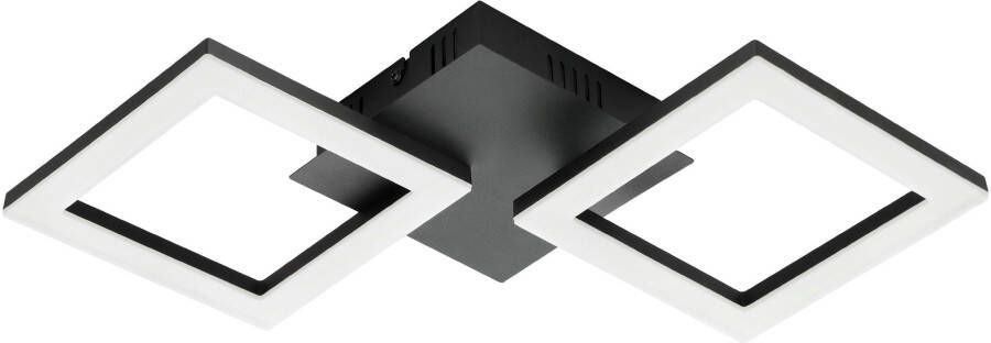 EGLO  connect.z Paranday-Z Smart Plafondlamp - 47 cm - Zwart Wit - Instelbaar wit licht - Dimbaar - Zigbee - Foto 2