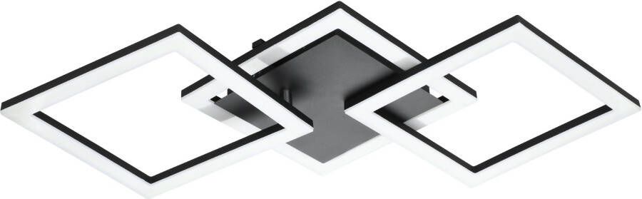EGLO  connect.z Paranday-Z Smart Plafondlamp - 65 cm - Zwart Wit - Instelbaar wit licht - Dimbaar - Zigbee - Foto 2