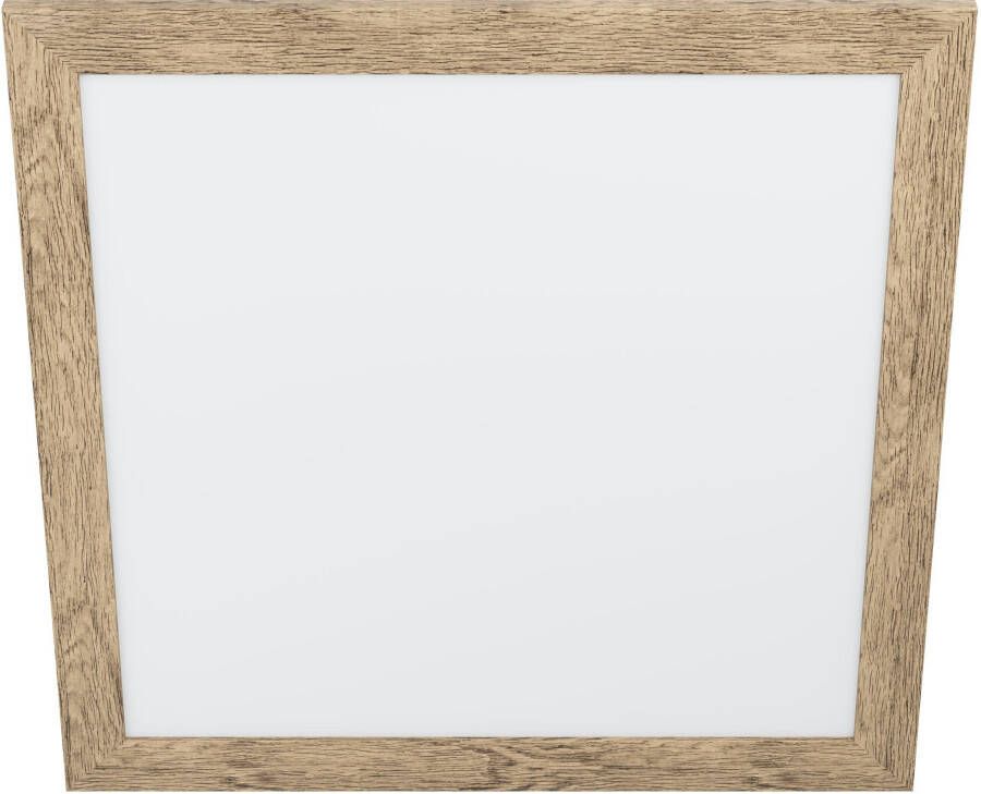EGLO Plafondlamp PIGLIONASSO Plafondlamp hout kunststof 32W neutraal wit (1 stuk)