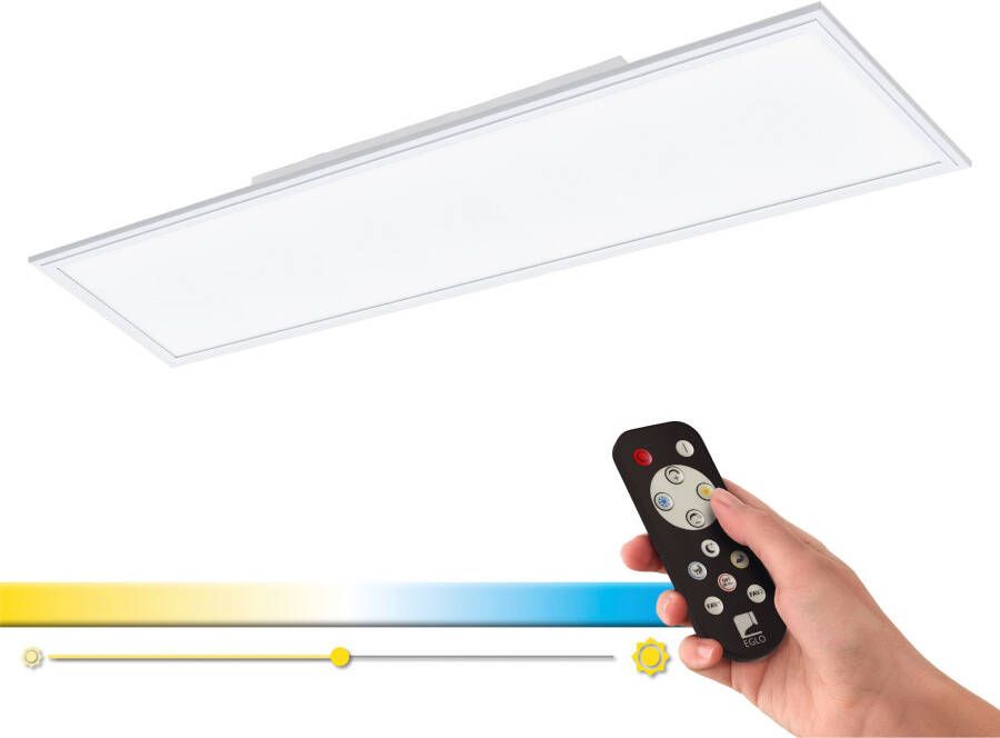 EGLO  Salobrena-A Plafondlamp - LED - 120 cm - Wit - Dimbaar - Foto 1