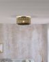 EGLO Plafondlamp SANDBACH Plafondlamp metaal in messing en zwart E27 fitting Ø 42 cm (1 stuk) - Thumbnail 2