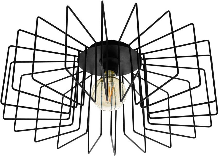 EGLO Tremedal Plafonnière E27 56 cm Zwart