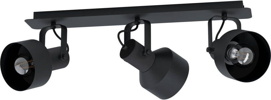 EGLO Plafondspot CASIBARE Deckenspot in zwart van staal excl. E27 28W (1 stuk)