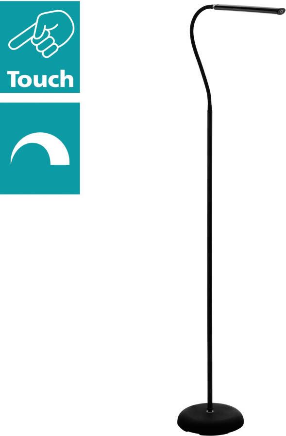 EGLO Staande lamp LAROA Staande lamp touch dimbaar staande lamp staande lamp led-bureaulamp