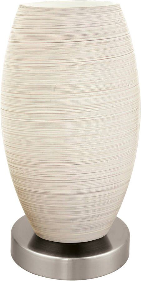 EGLO Tafellamp BATISTA 3 Voor tafel dressoir of commode van staal en handgemaakt glas