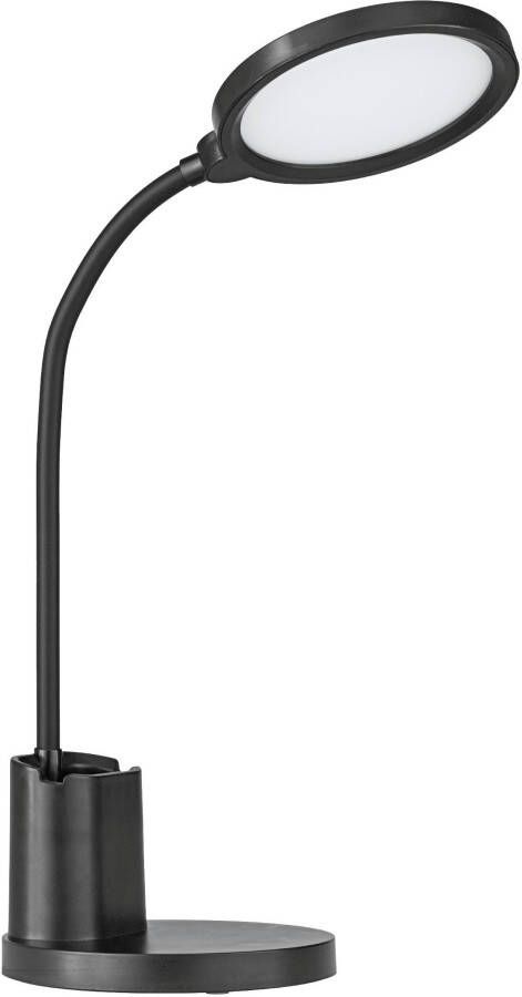 EGLO Brolini tafellamp bureaulamp draadloos inclusief LED TOUCH dimbaar Zwart