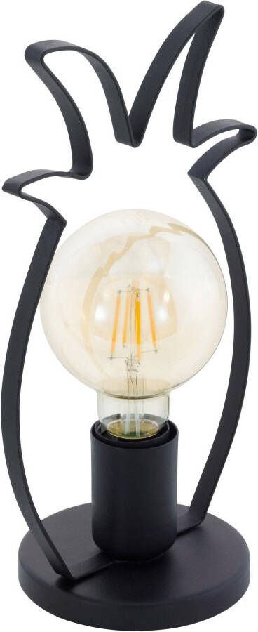 Eglo Coldfield tafellamp 1-lichts E27 ananasvorm zwart