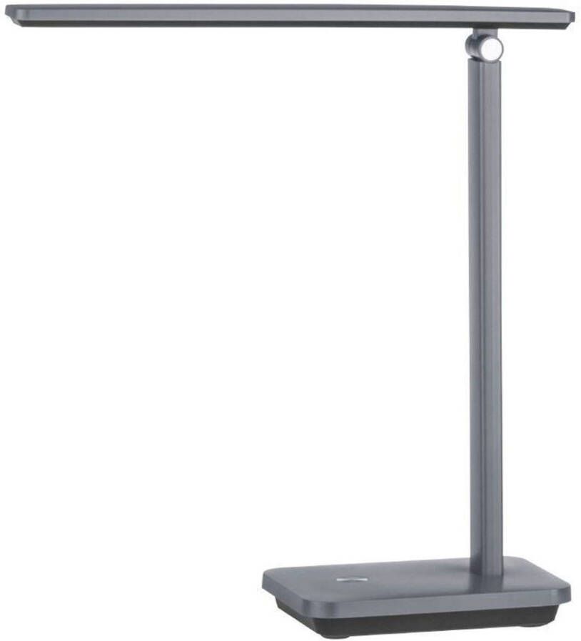 EGLO Tafellamp INIESTA LED Tafellamp Touchsensor dimbaar USB Leeslamp bureaulamp 3-step CCT kop verstelbaar 33x35x35cm (1 stuk)