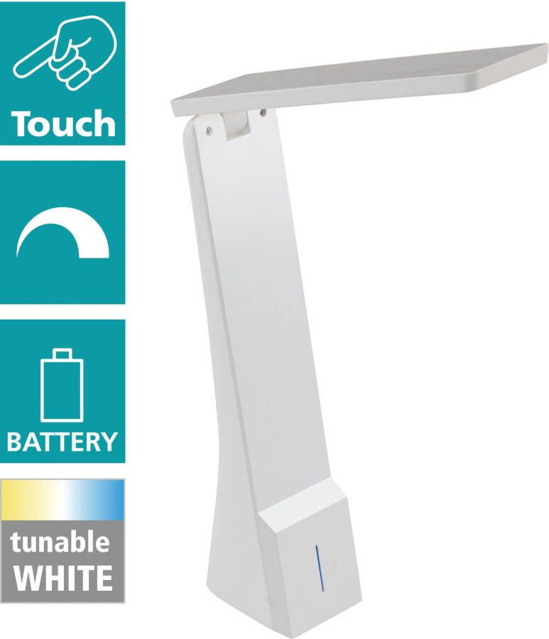 EGLO Tafellamp LA SECA Tafellamp met touch dimbaar bureaulamp led-bureaulamp