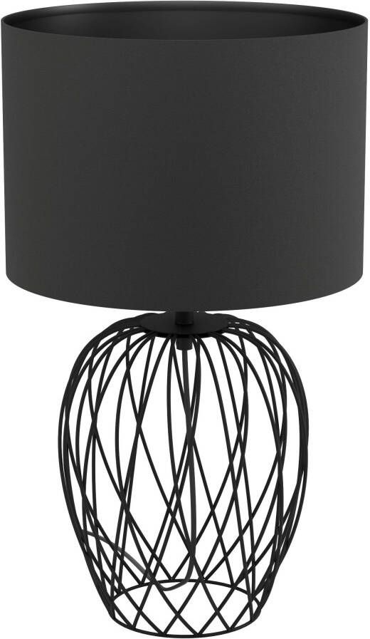 EGLO Tafellamp NIMLET Tafel lamp in zwart van staal excl. E27 40W (1 stuk)