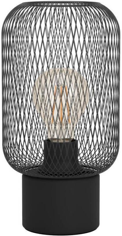 EGLO Tafellamp WRINGTON Tafellamp vintage staal E27 nachtkastlamp lamp (1 stuk) - Foto 2