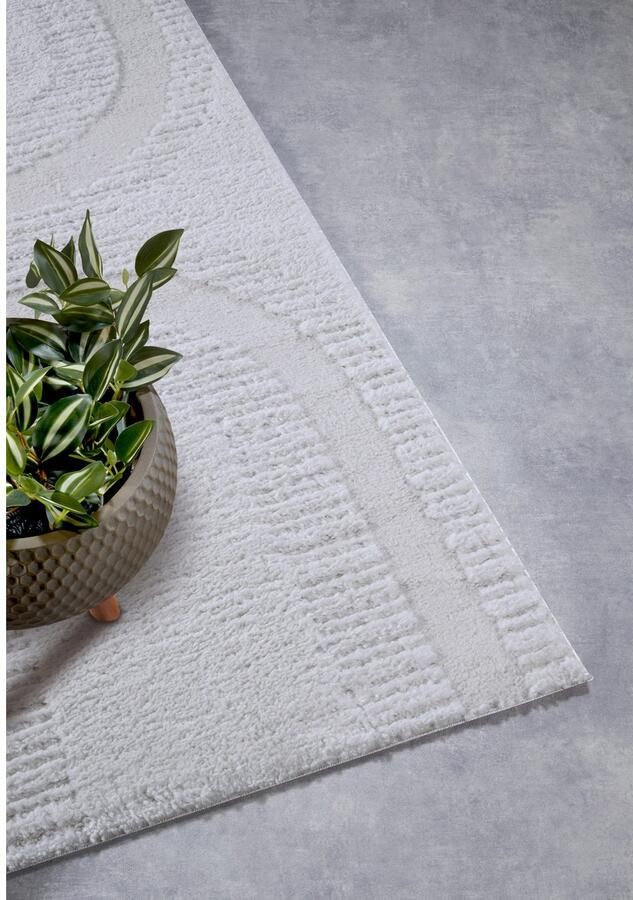 ELLE DECORATION Design-vloerkleed Bartoux Hoogpolig shaggy loper zacht langpolig modern hoog-laag effect