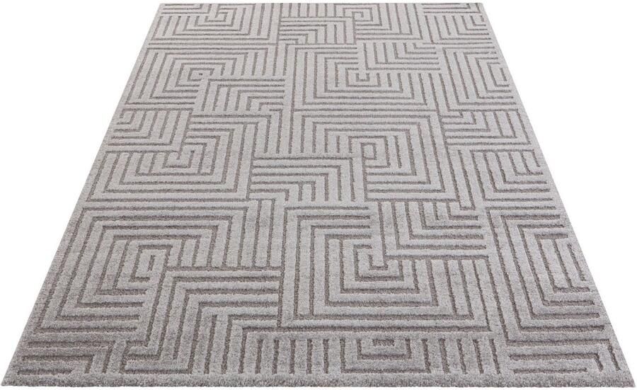 ELLE DECORATION Design-vloerkleed Manipu Zachte korte pool reliëfeffect modern zacht woonkamer