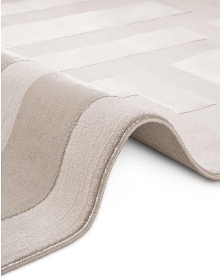 ELLE DECORATION Design-vloerkleed Onyx Woonkamer slaapkamer loper hoog-laag effect gang glans