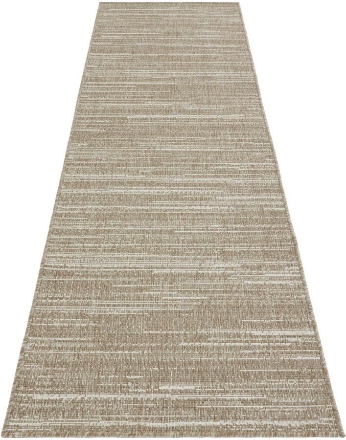 ELLE DECORATION Loper Mèlange Vlakweefsel binnen- en buitengebruik modern omkeerbaar tapijt balkon woonkamer