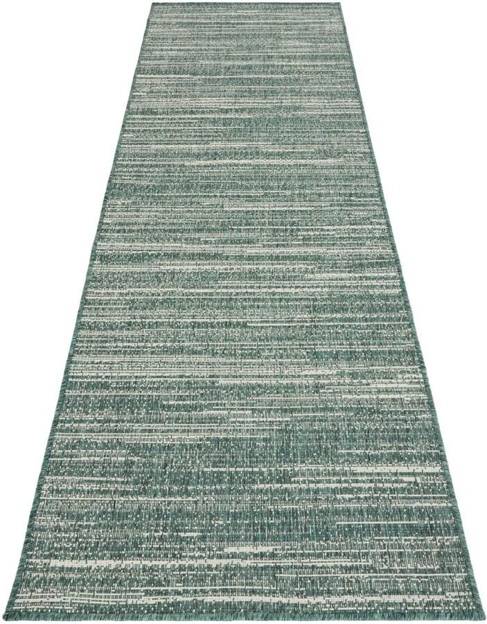 ELLE DECORATION Loper Mèlange Vlakweefsel binnen- en buitengebruik modern omkeerbaar tapijt balkon woonkamer