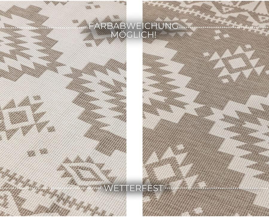 ELLE DECORATION Vloerkleed Dynamic omkeerbaar tapijt Vlakweefsel binnen- en buiten modern omkeerbaar balkon woonkamer buiten