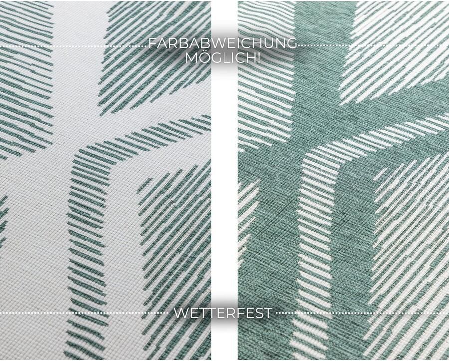 ELLE DECORATION Vloerkleed Rhombus In- en Outdoor Vlakweefsel binnen- en buitengebruik modern omkeerbaar tapijt balkon woonkamer