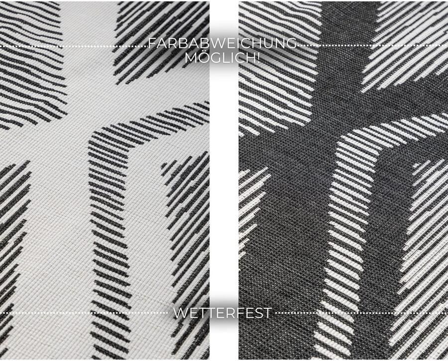 ELLE DECORATION Vloerkleed Rhombus In- en Outdoor Vlakweefsel binnen- en buitengebruik modern omkeerbaar tapijt balkon woonkamer