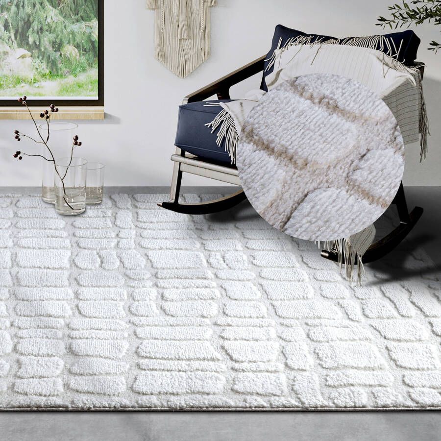 ELLE DECORATION Design-vloerkleed Artistique Hoogpolig shaggy loper zacht langpolig modern hoog-laag effect