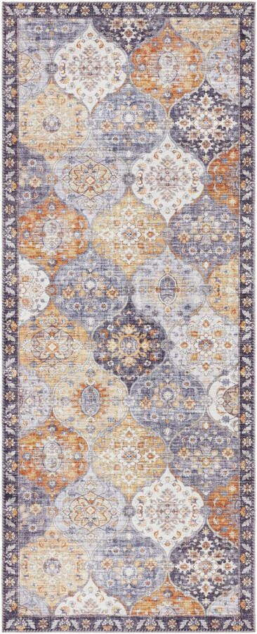 ELLE DECORATION Vloerkleed Kasjmier Ghom Oosters loper kortpolig vintage woonkamer slaapkamer