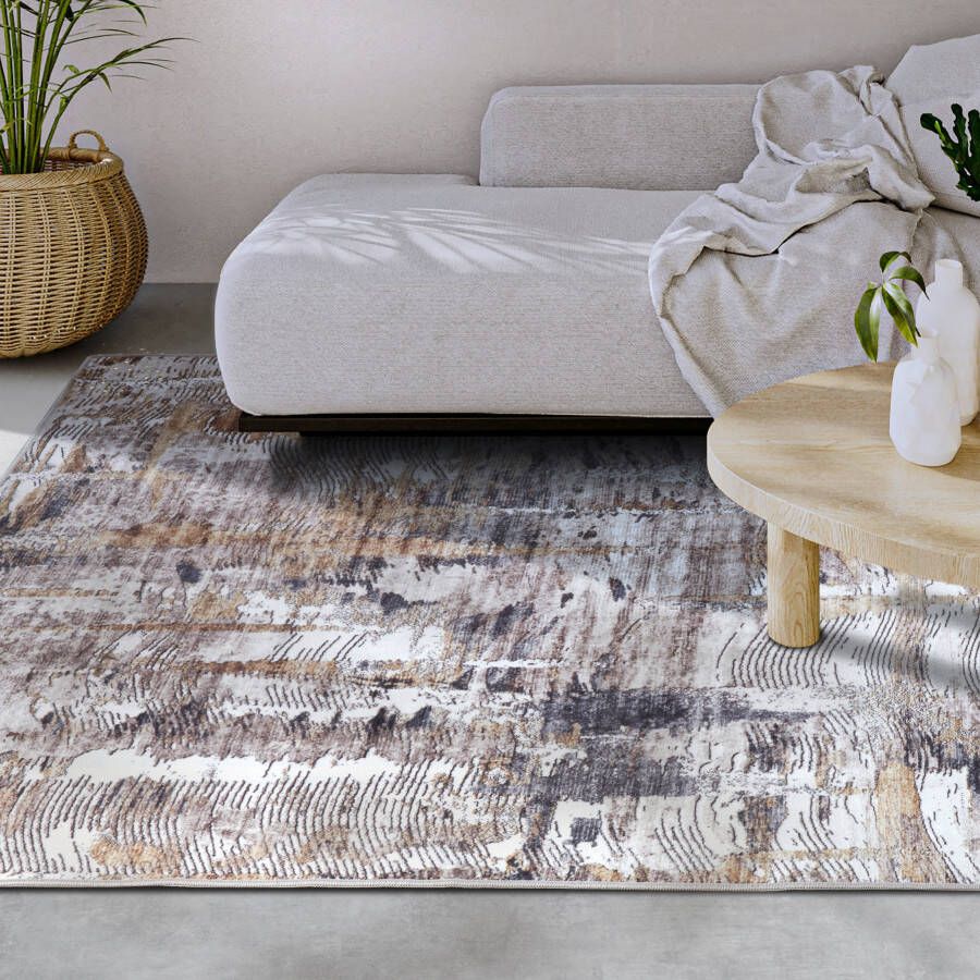 ELLE DECORATION Vloerkleed Malard Kortpolig antislip vintage modern woonkamer gang