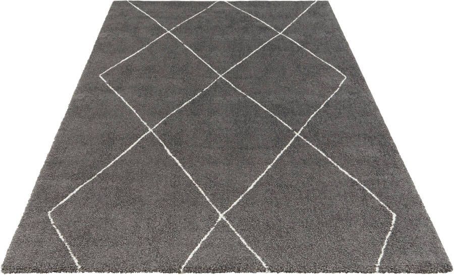 ELLE DECORATION Vloerkleed Massy Korte pool vloerkleed modern Scandinavisch 3D-effect woonkamer slaapkamer
