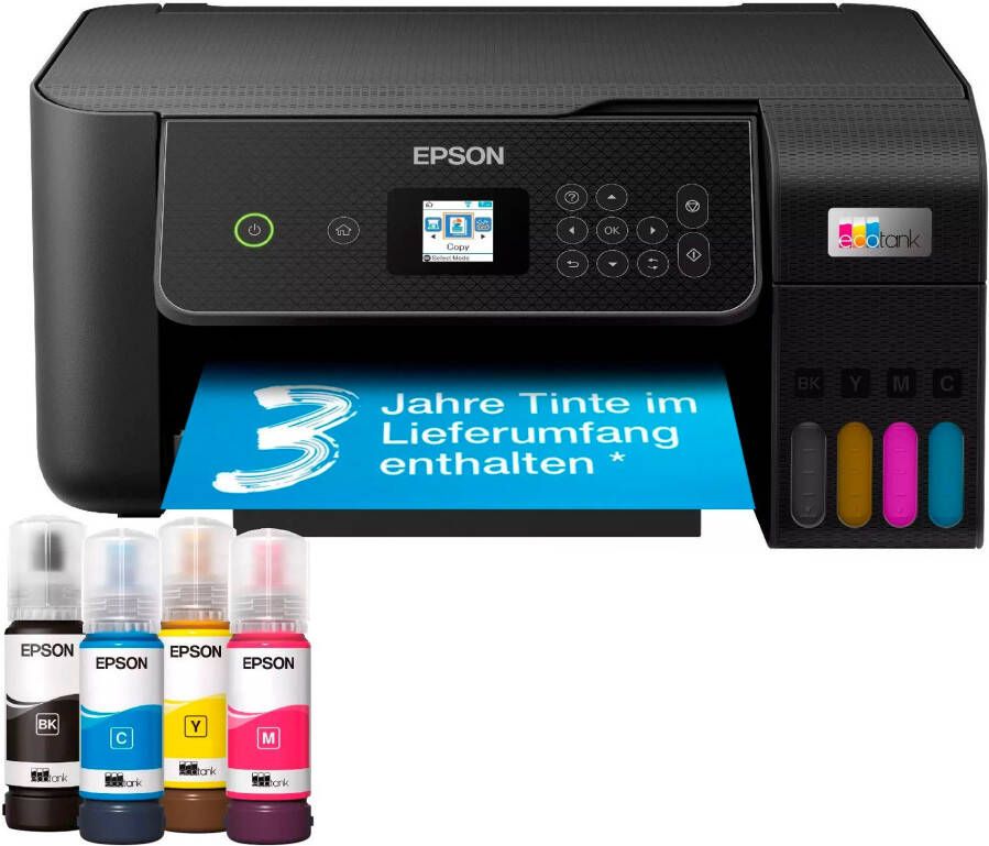 Epson Multifunctionele A4-printer Ecotank ET-2870 Wi-Fi Inkttanks Inclusief 3 jaar inkt