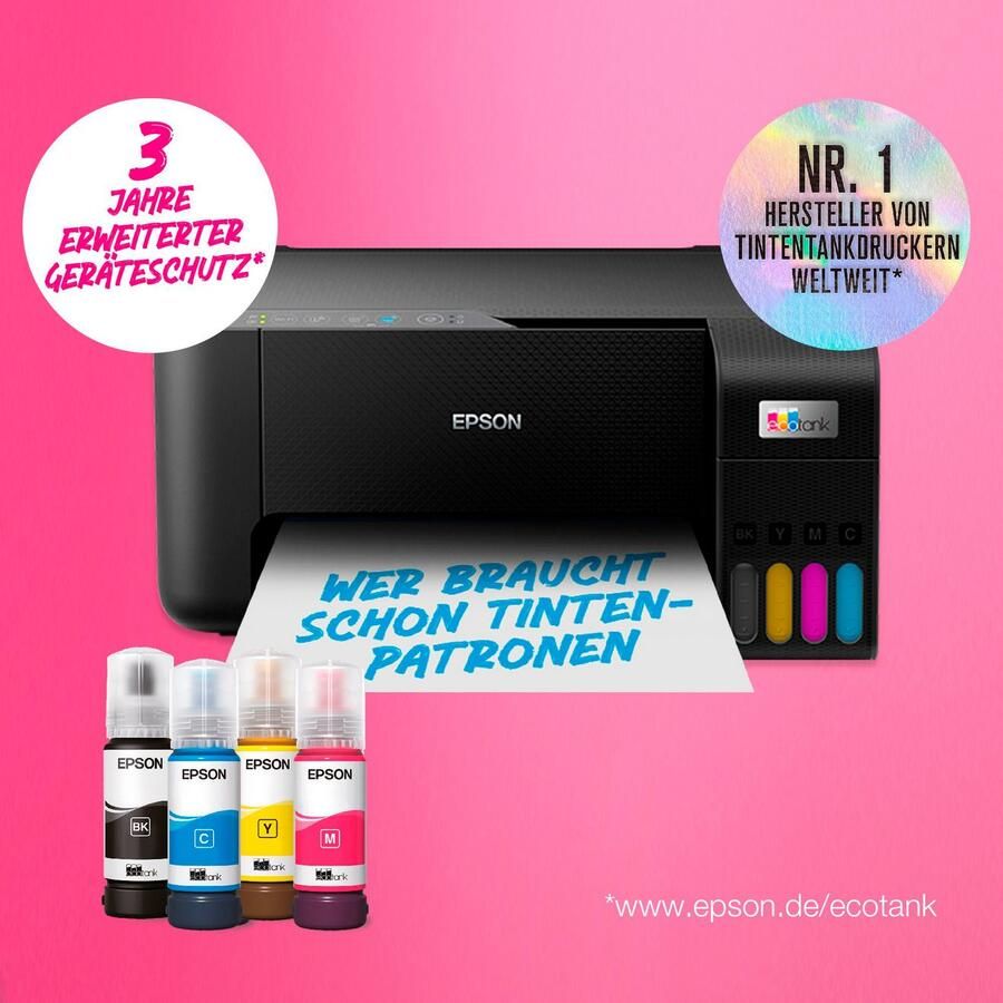 Epson All-in-oneprinter EcoTank ET-2862 Eenvoudig ongecompliceerd inktanksysteem om bij te vullen