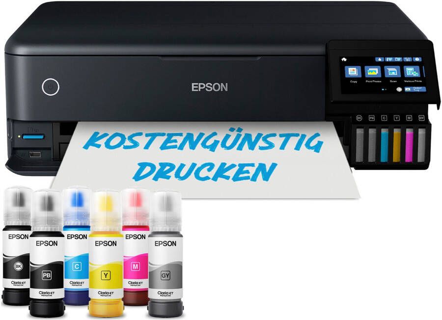 Epson EcoTank Photo ET-8550 All-in-one inkjet printer Zwart - Foto 2